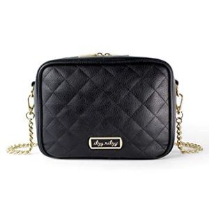 Itzy Ritzy Black Cross Body Diaper Bag/Purse